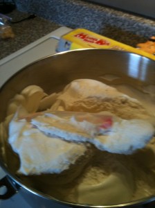 Folding the mixture is the key!